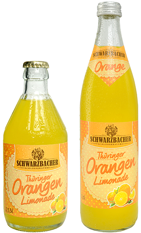 Orangenlimonade Flaschen